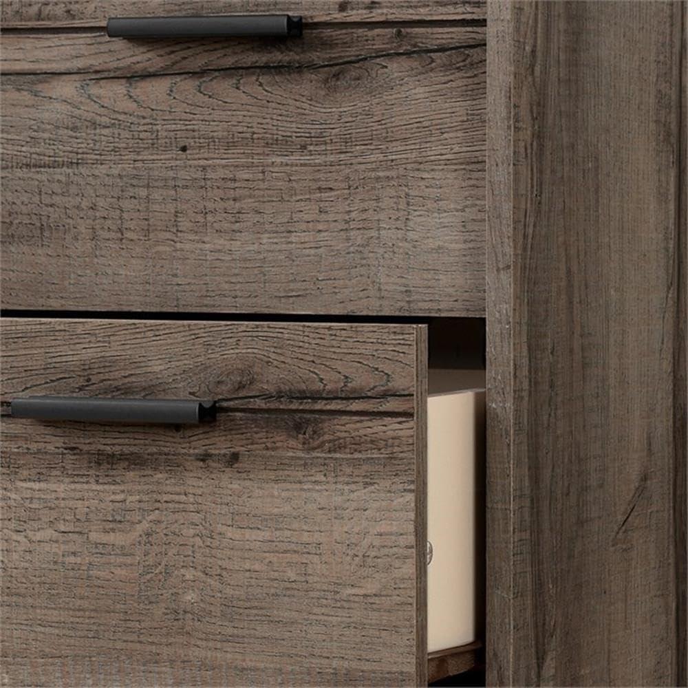 South Shore Fynn Contemporary 5-Drawers Kids Dresser Fall Oak (Particle Board)