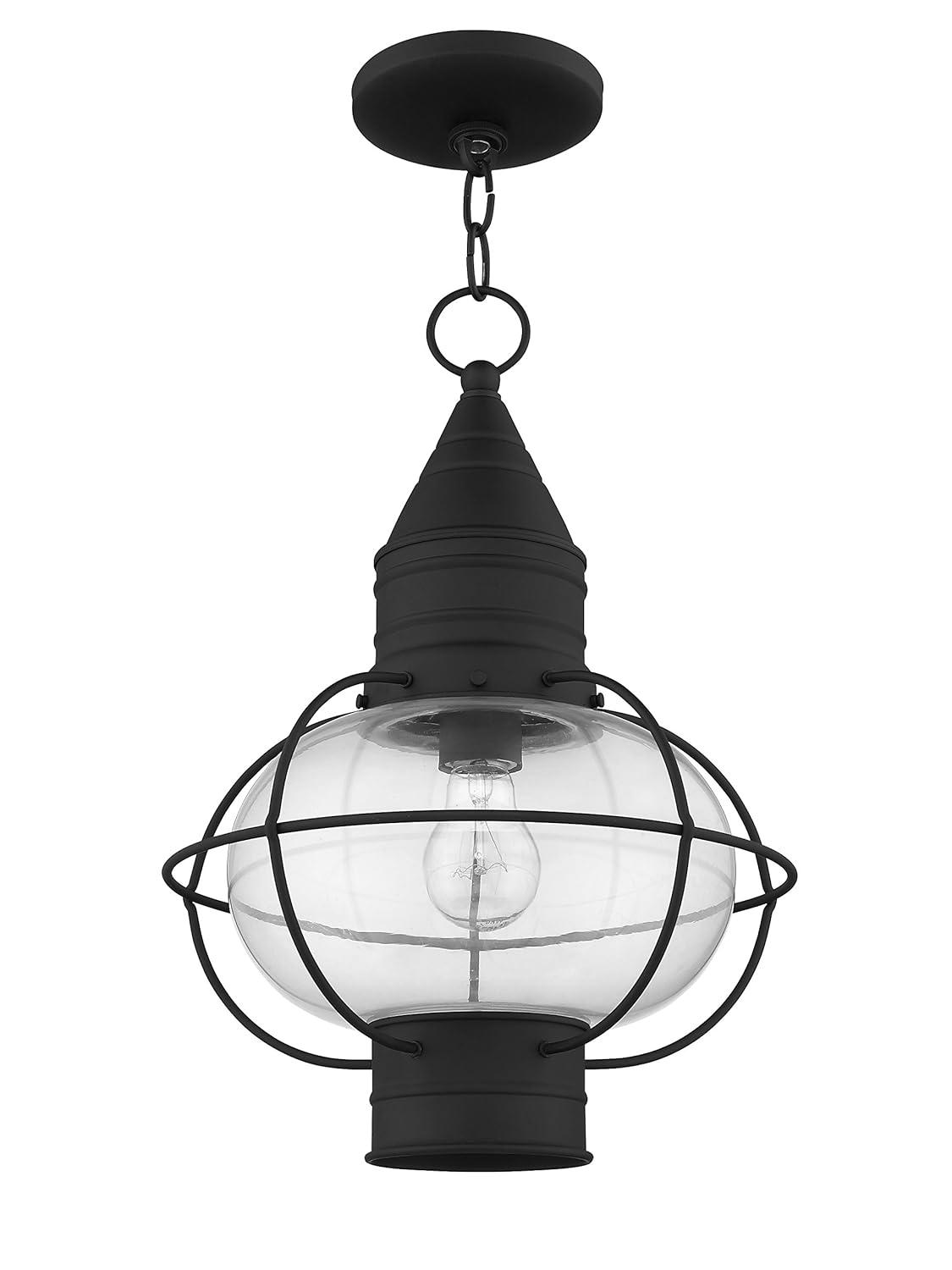 Livex Lighting Newburyport 1 - Light Pendant in  Black