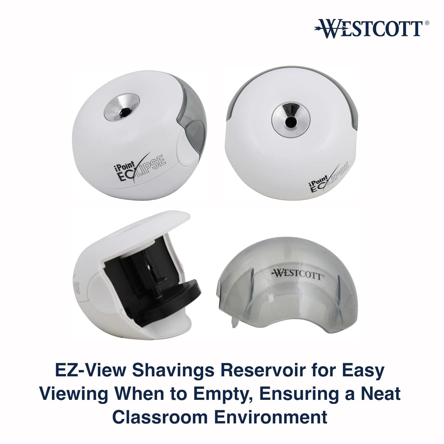 Westcott iPoint Eclipse Battery Pencil Sharpener (00647-PARENT)