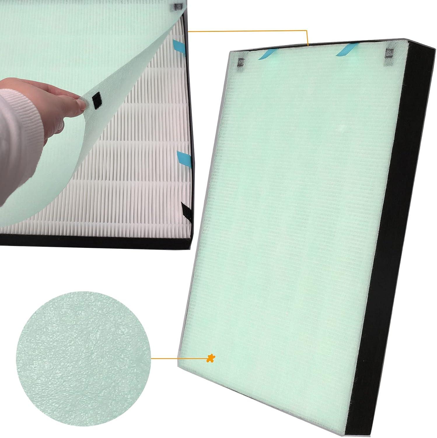 Replacement 400 Filter for Bissell Air400-2521 Pre, 2520 Active Carbon Filter, Compared to Part 2521, 2520