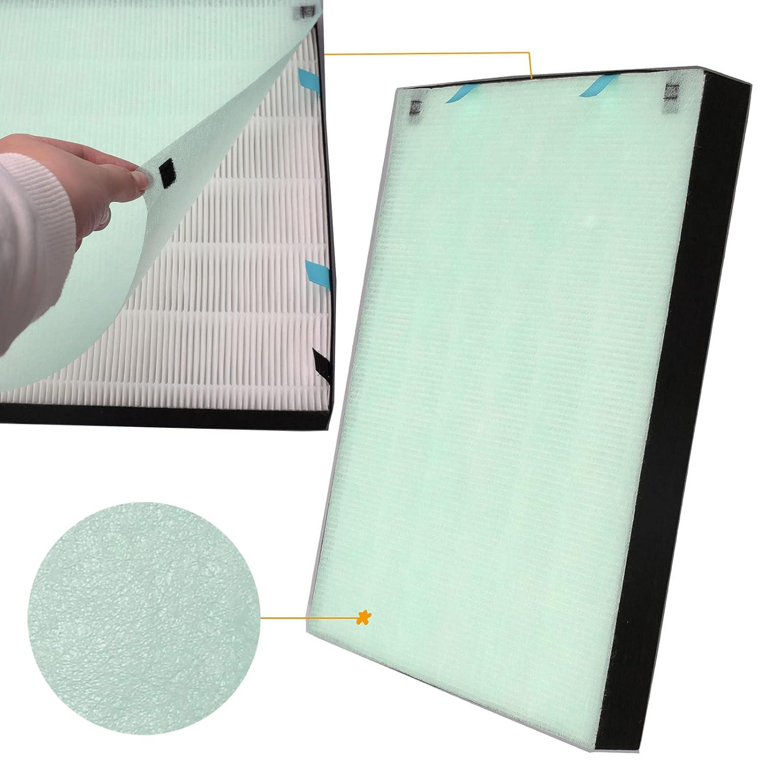 Replacement 400 Filter for Bissell Air400-2521 Pre, 2520 Active Carbon Filter, Compared to Part 2521, 2520