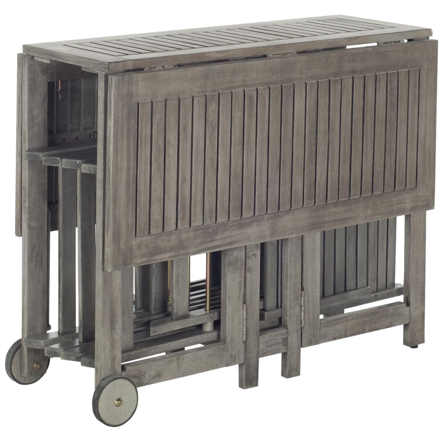 Arvin Table And 4 Chairs - Outdoor - PAT7001 - Natural - Safavieh