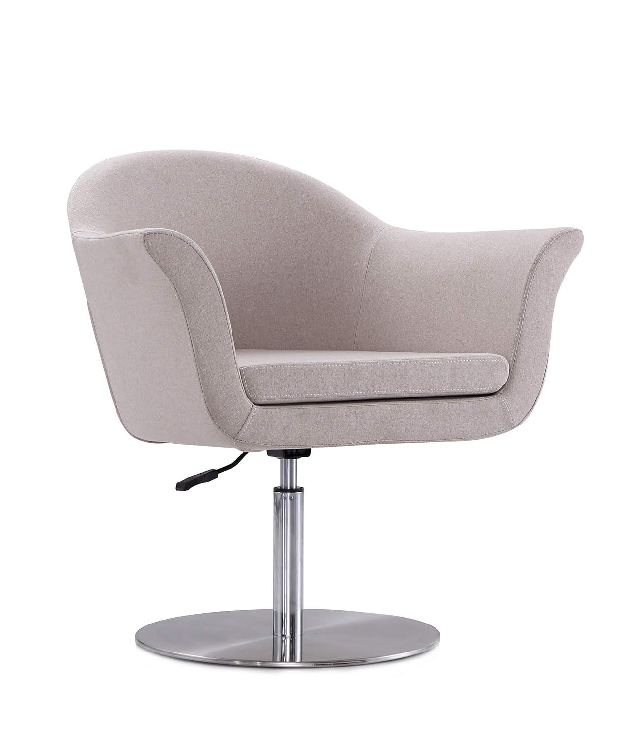 Orren Ellis Hillian Upholstered Swivel Armchair (Set of 2)