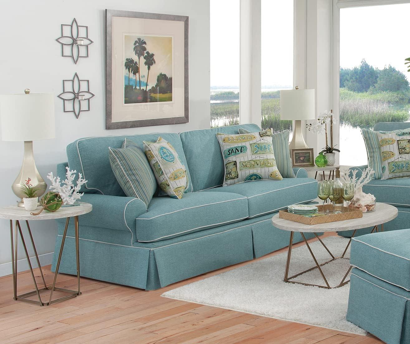 Furniture Classics 8-010-S275A Coastal Aqua Series Sofa