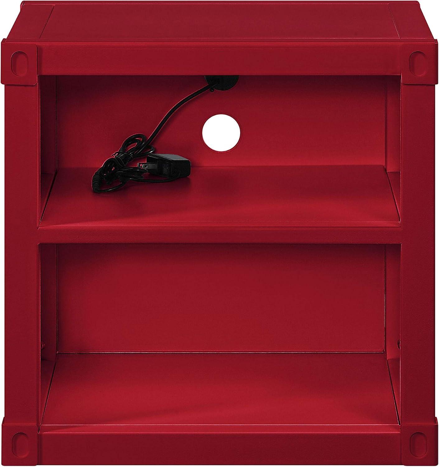 Cargo 20&#34; Nightstands Red - Acme Furniture