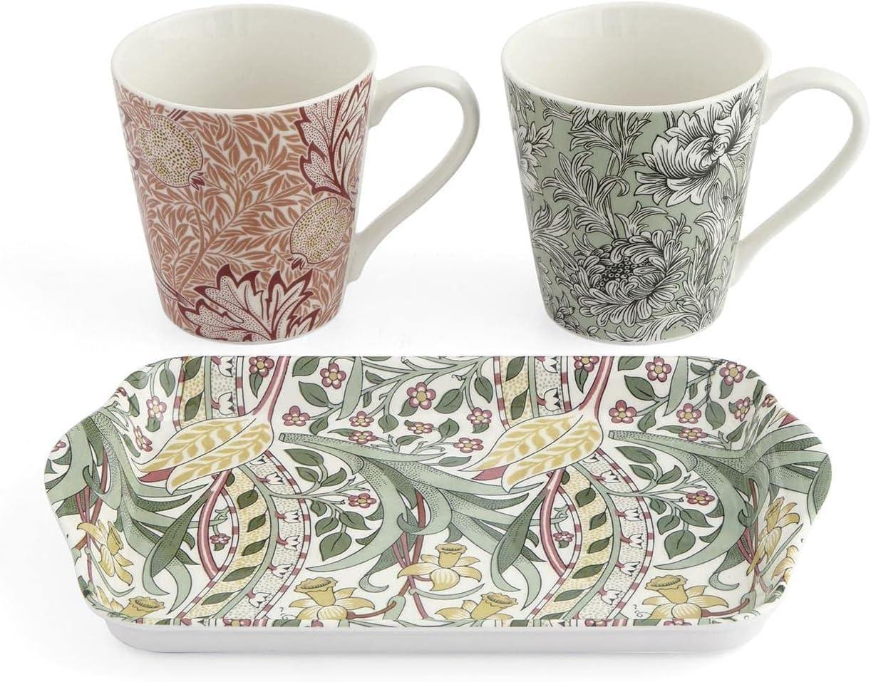 Pimpernel Morris & Co Mug and Tray Set, Assorted Designs