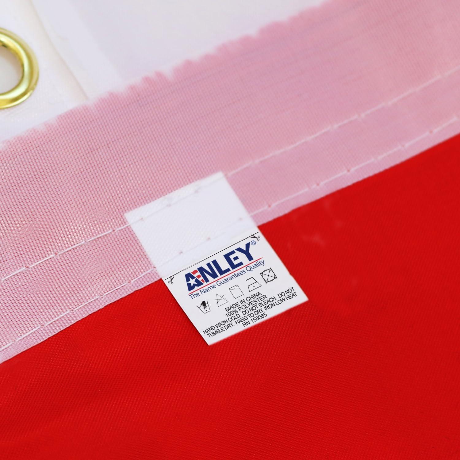 ANLEY Anley Windsock - Rip-stop Polyester Wind Direction Measurement Sock Bag with Reflective Belt - For Outdoors Airport Farm & Park - Orange