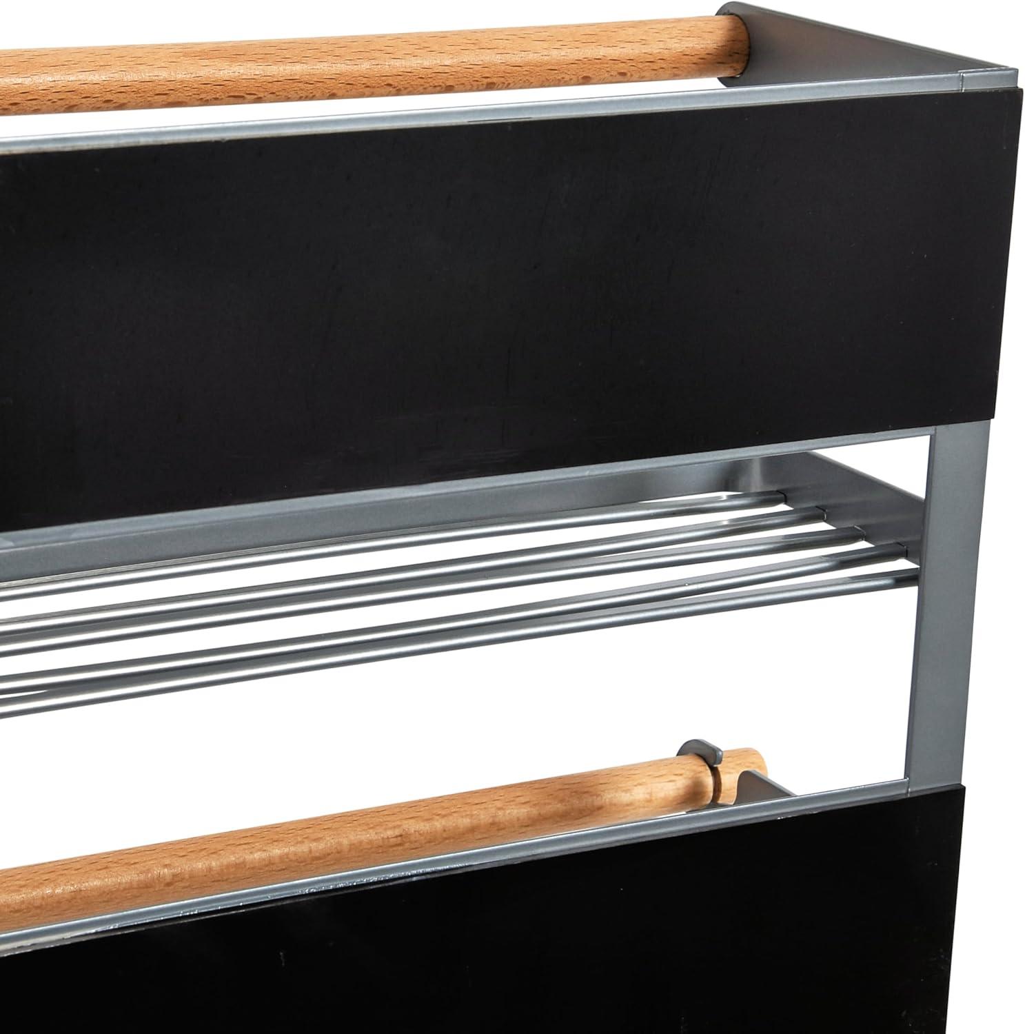 Metal Magnetic Spice Organizer, Grey