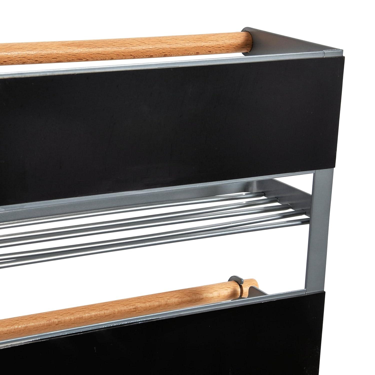 Metal Magnetic Spice Organizer, Grey