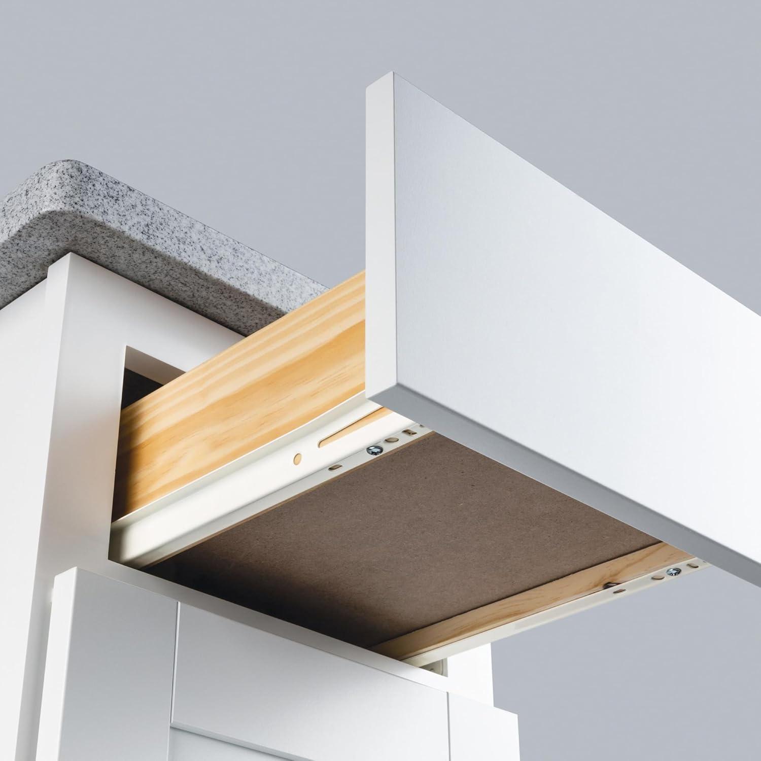 Franklin Brass Full Extension Bottom Mount Metal Drawer Slide (Set of 10)