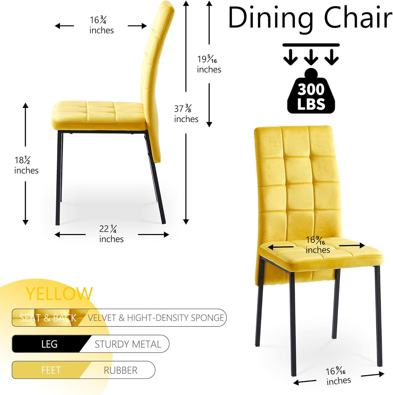 Brooklyn Velvet High Back Side Chair