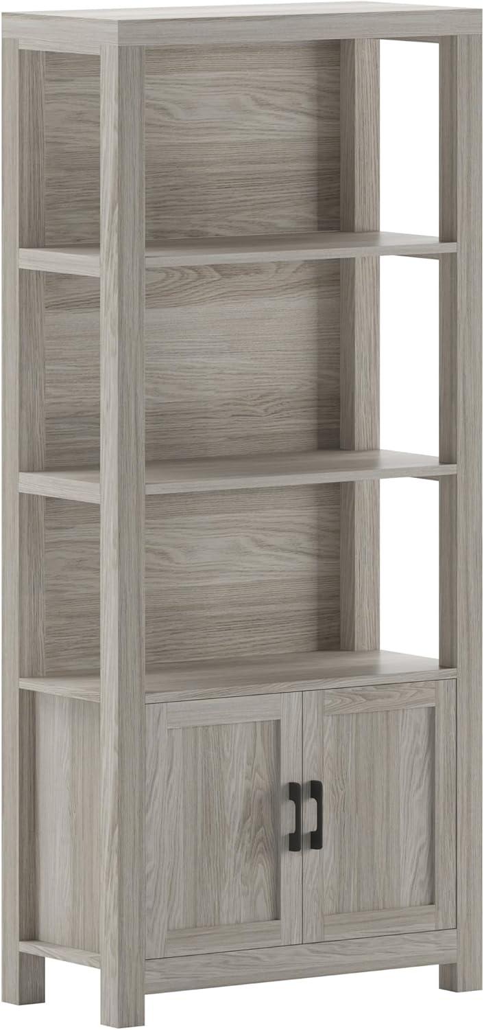 Martha Stewart Teague Martha Stewart 68" Shaker Bookcase with Storage Cabinet