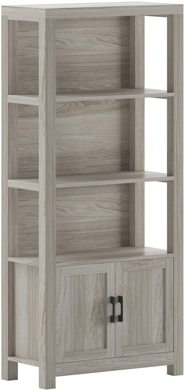 Martha Stewart Teague Martha Stewart 68" Shaker Bookcase with Storage Cabinet