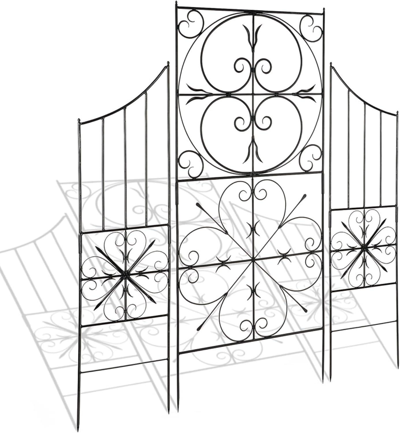 Achla  Garden Aldrich Trellis - Graphite Powdercoat