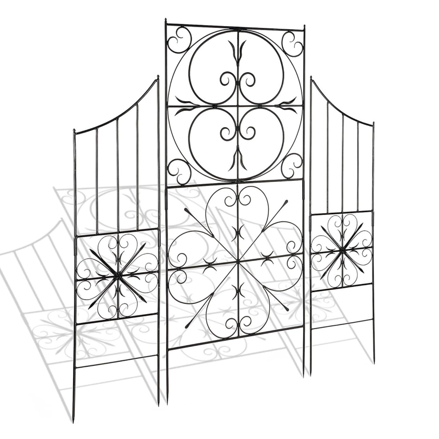 Achla  Garden Aldrich Trellis - Graphite Powdercoat