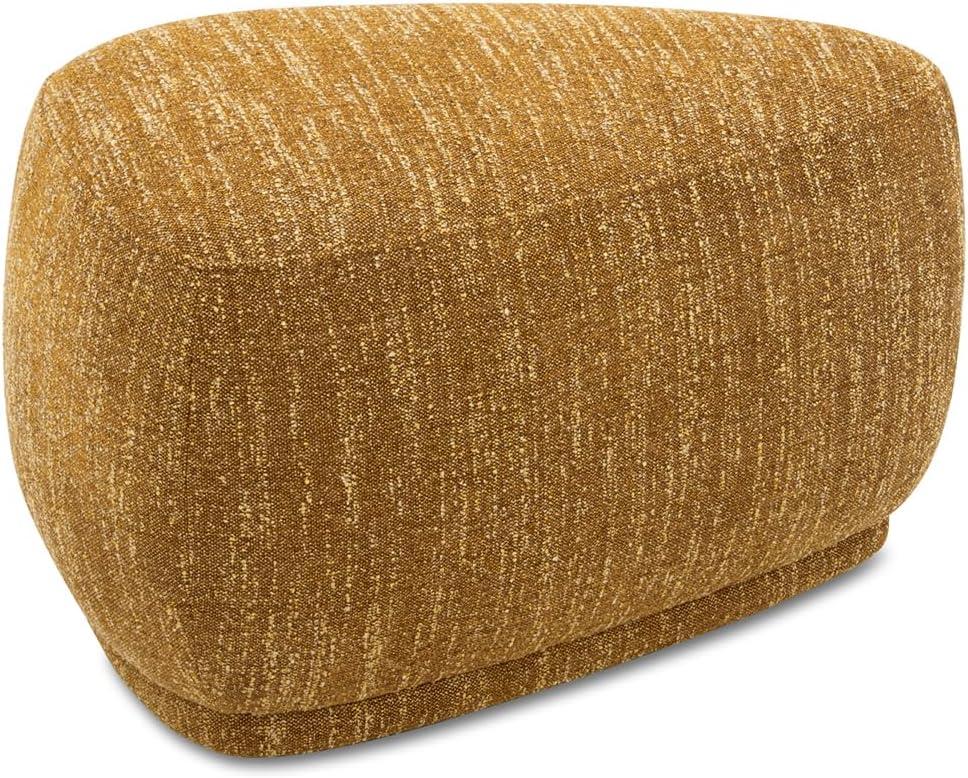 Jennifer Taylor Home Pebble 26" Rounded Triangle Cocktail Ottoman