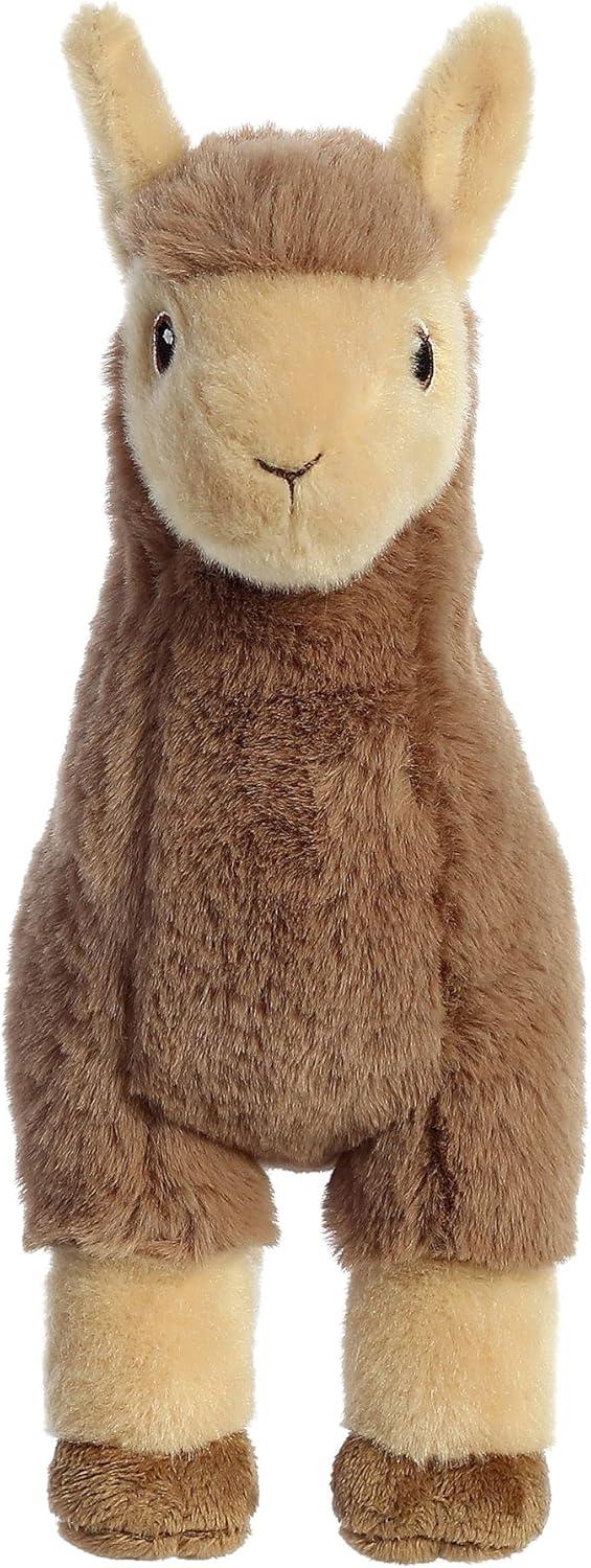 Aurora Medium Llama Eco Nation Eco-Friendly Stuffed Animal Tan 9.5"