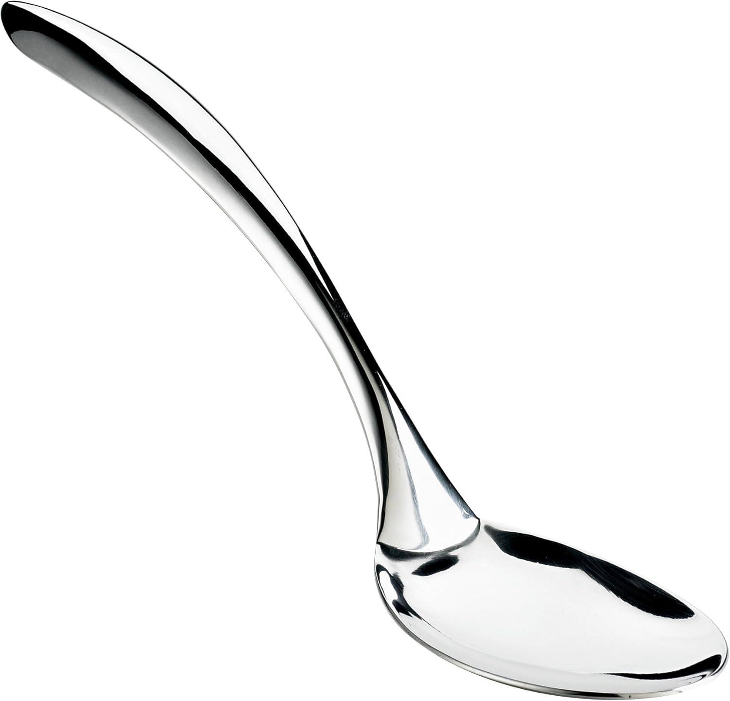 Mini Tempo 10" Silver Stainless Steel Serving Spoon