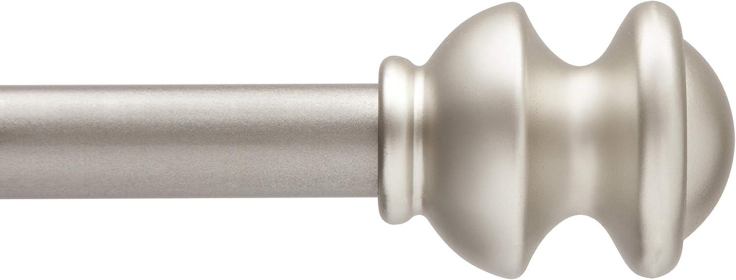 Kenney Steel Adjustable Single Curtain Rod