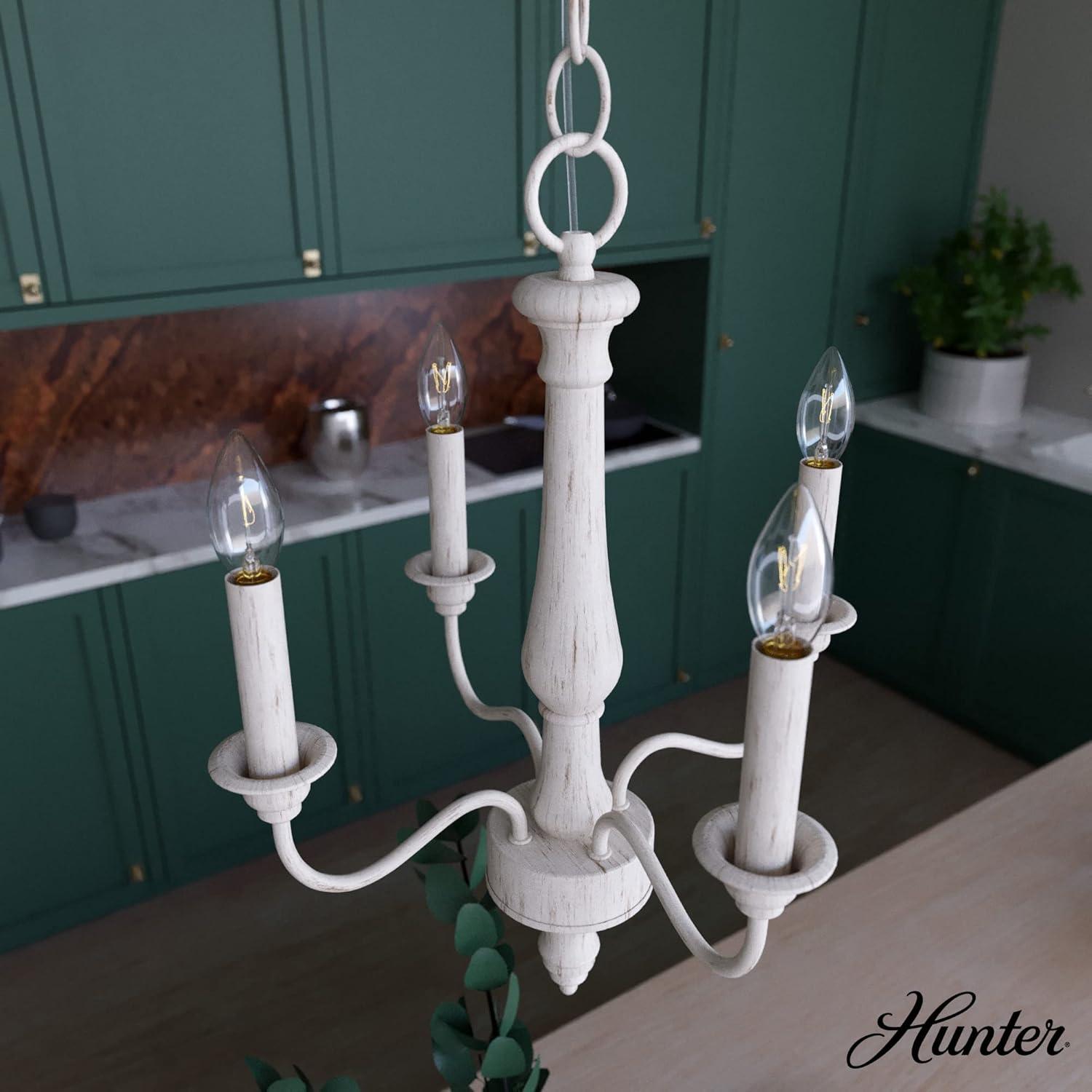 Hunter Fan Teren 4 - Light Unique / Statement Drum Chandelier