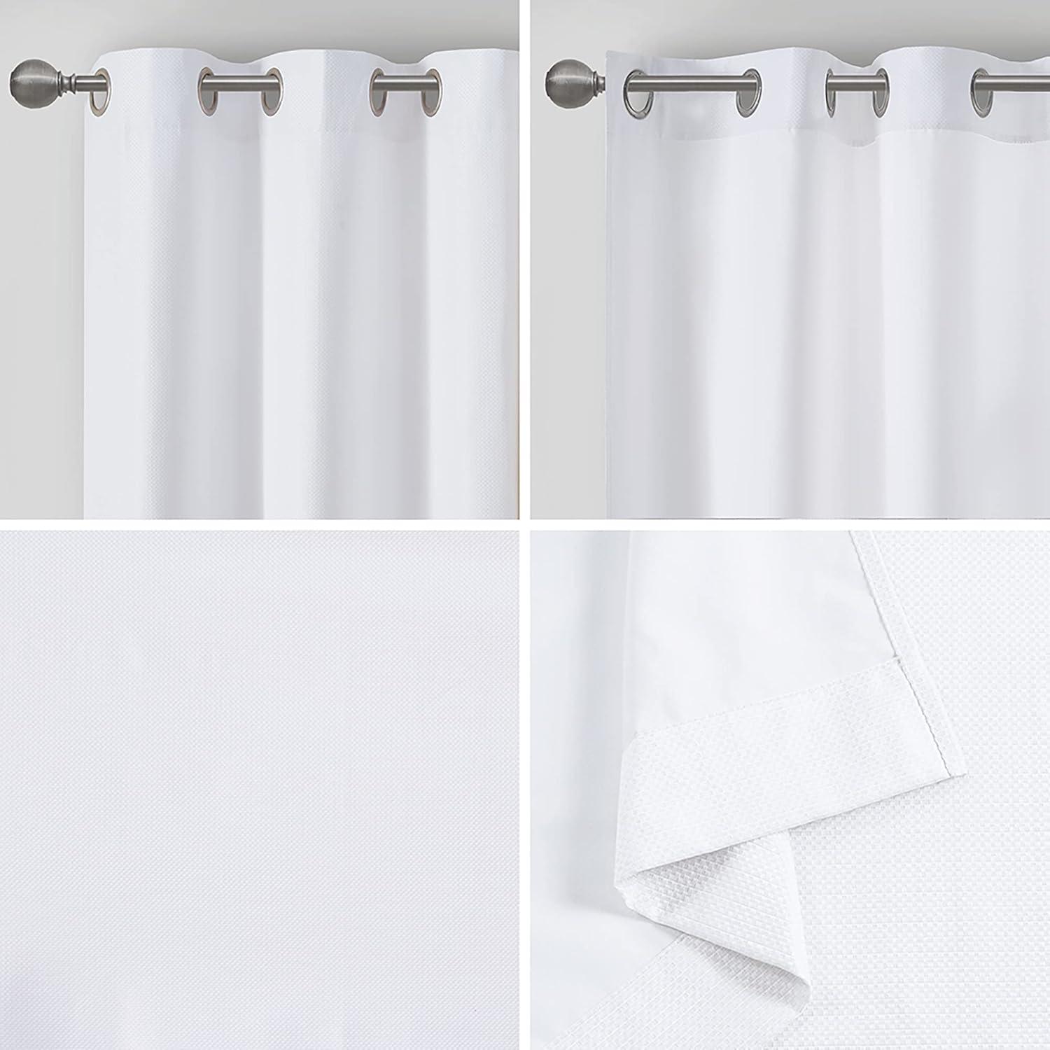 Madison Park Galen Basketweave Room Darkening Curtain Panel Pair (Set of 2)