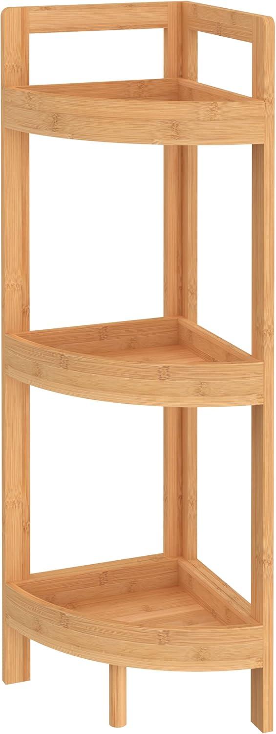 ClosetMaid 3-Tier Bamboo Corner Shelf - ClosetMaid