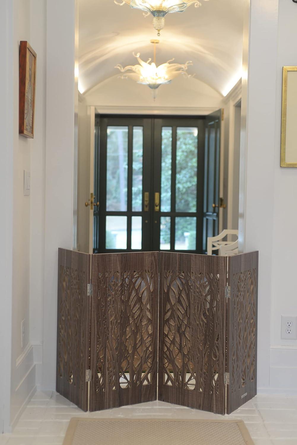 Delgado Wood Free Standing Pet Gate