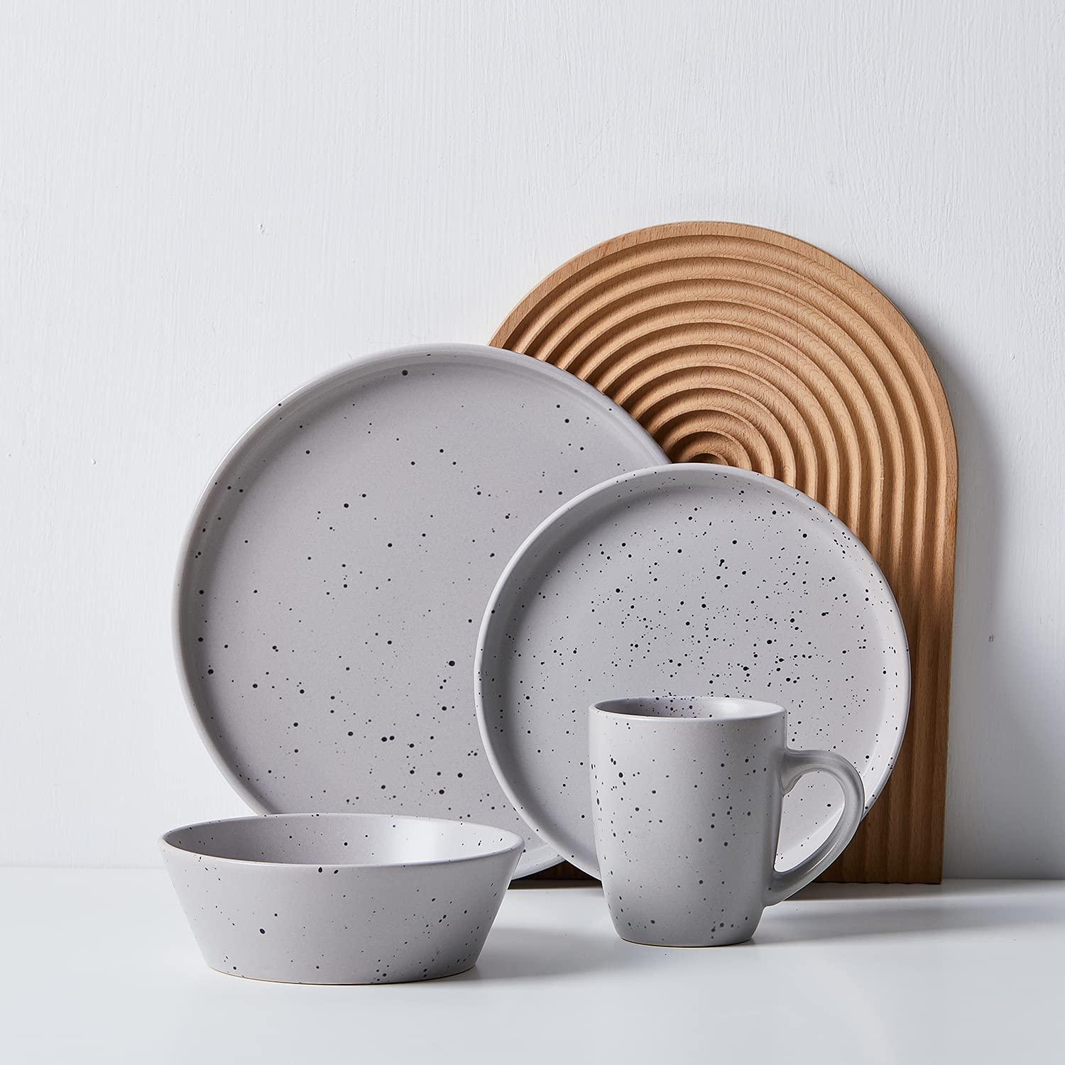 Stone Lain Stone Lain Jade 32-Piece Dinnerware Set Stoneware (Set of 32)