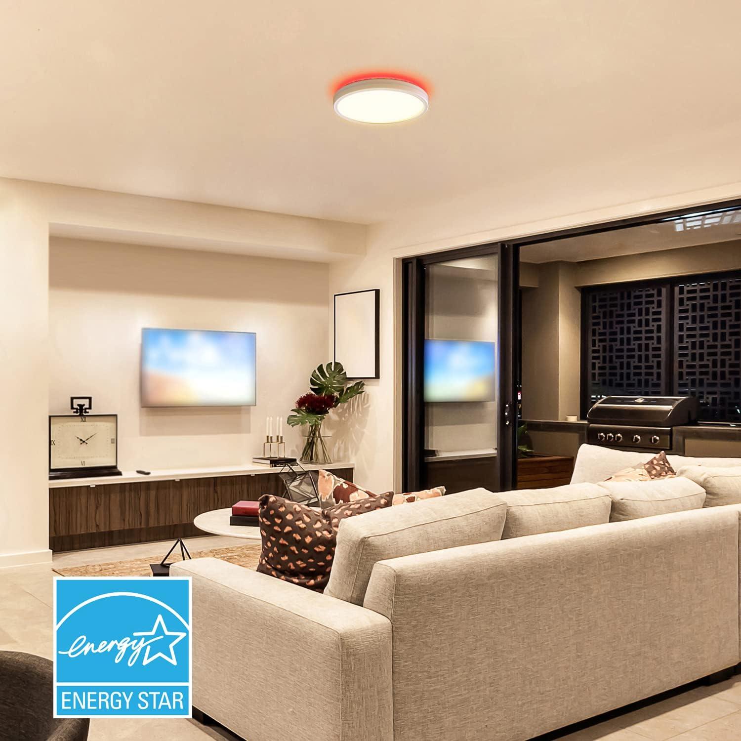 Koda KODA Slim 12" LED Ceiling Light with Mood Light
