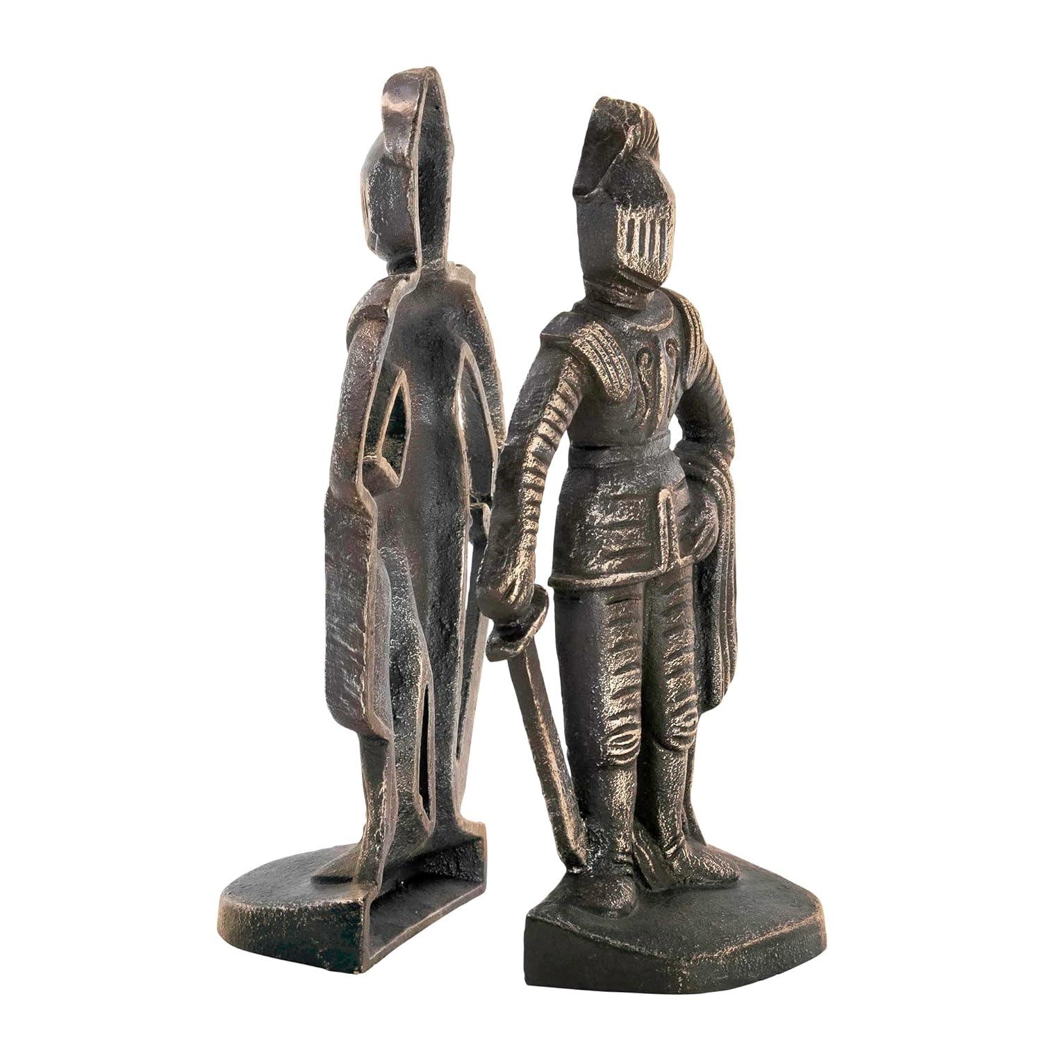 Design Toscano Medieval Knight Iron Bookends