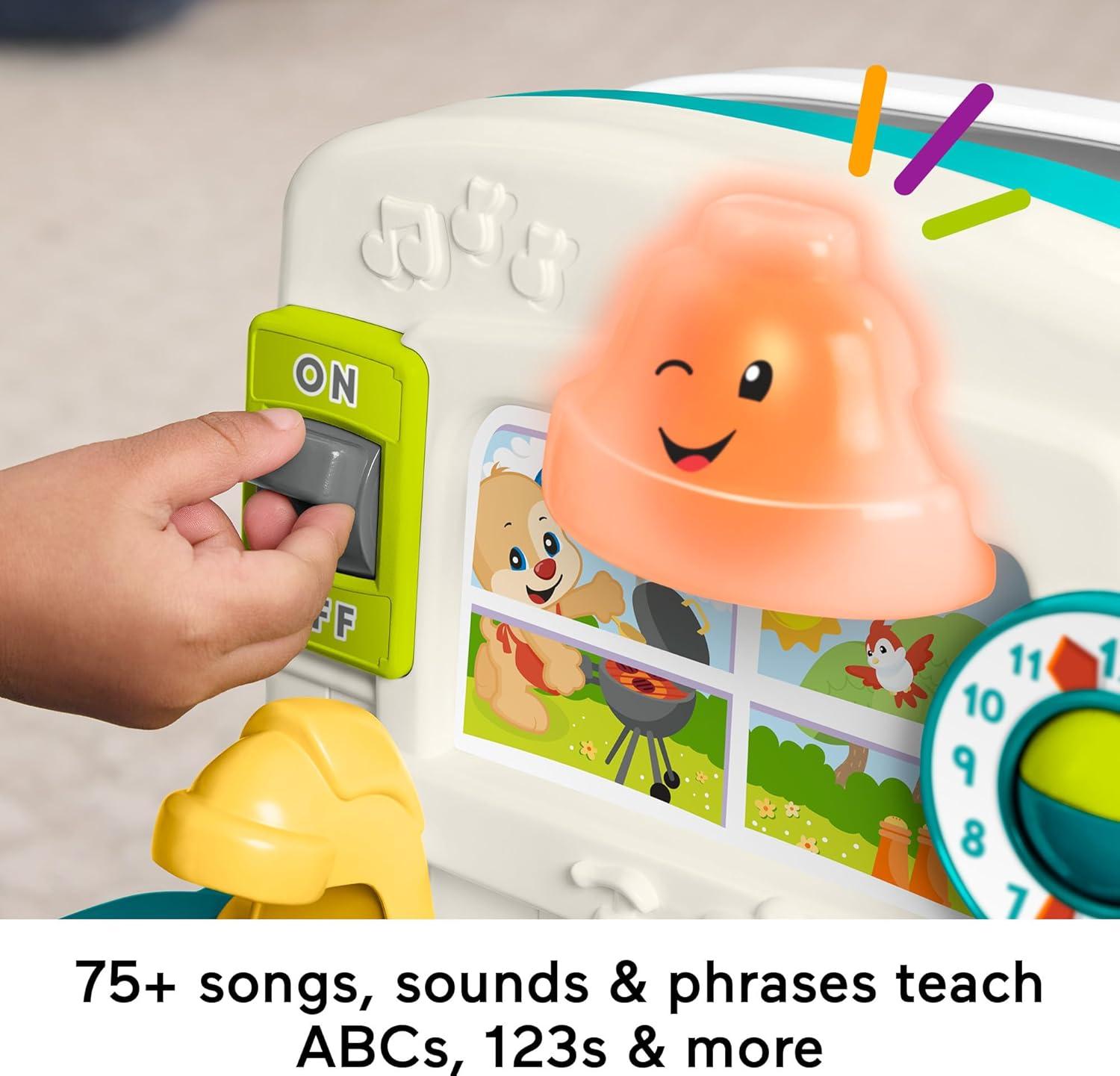 Interactive Learning Kitchen Playset with Music and Lights