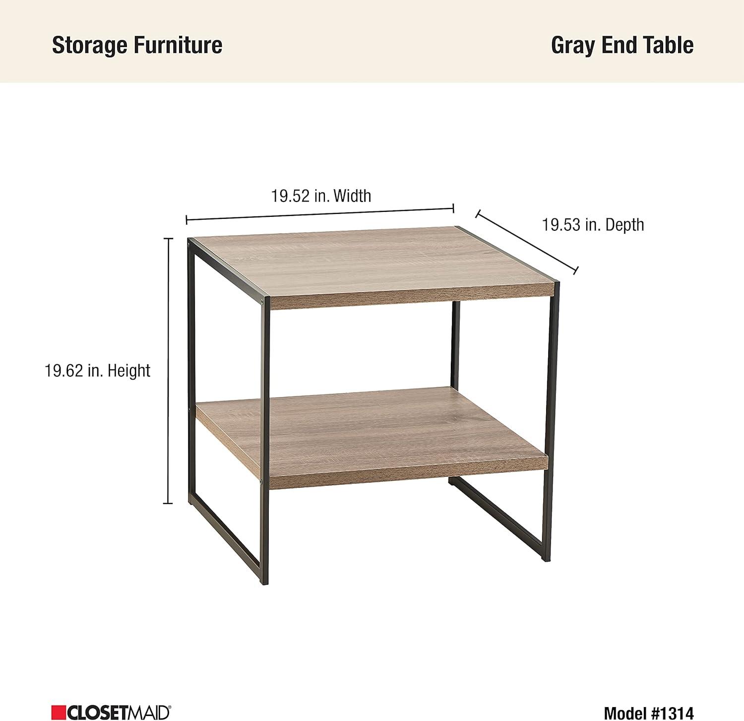 ClosetMaid Industrial End Table