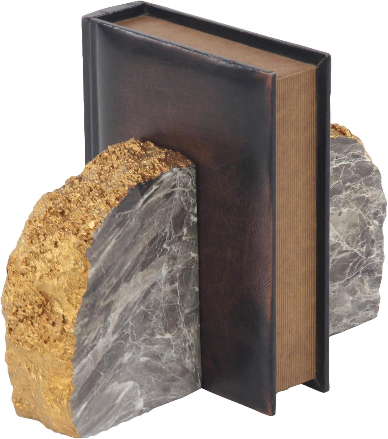 Rustic Domed Rock Bookends