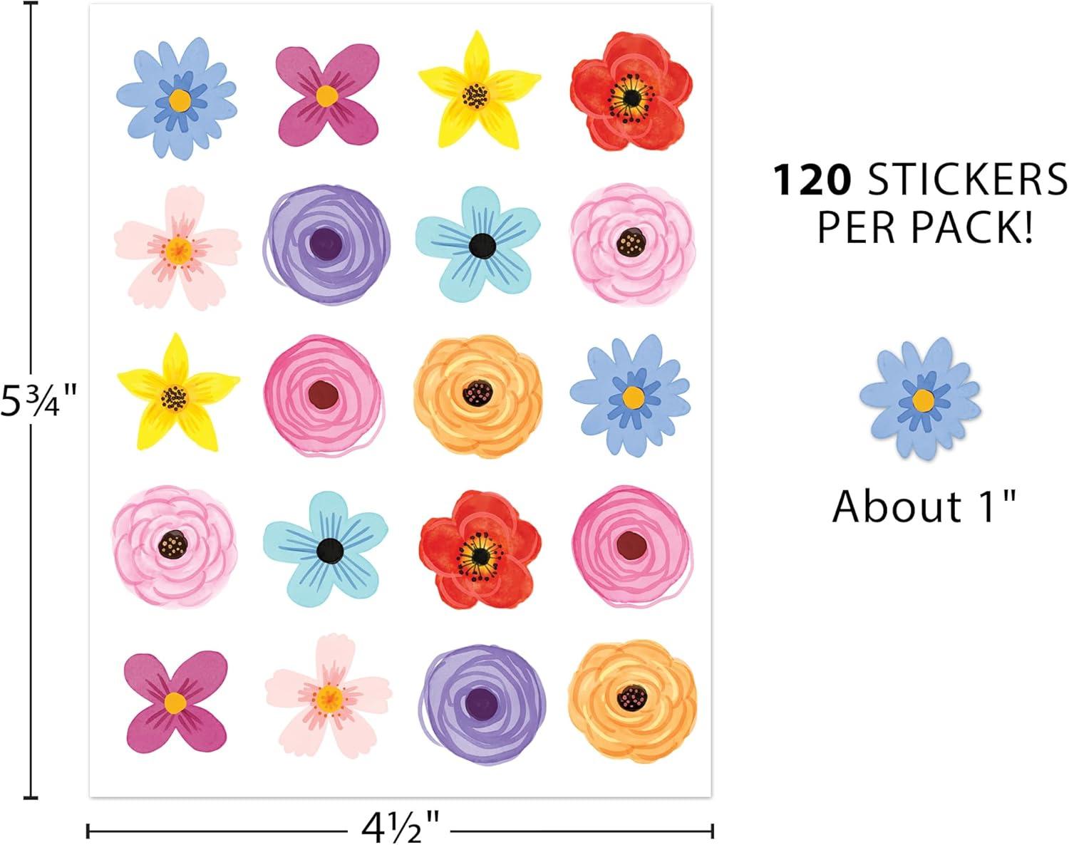 Teacher Created Resources Wildflowers Stickers (TCR7092)