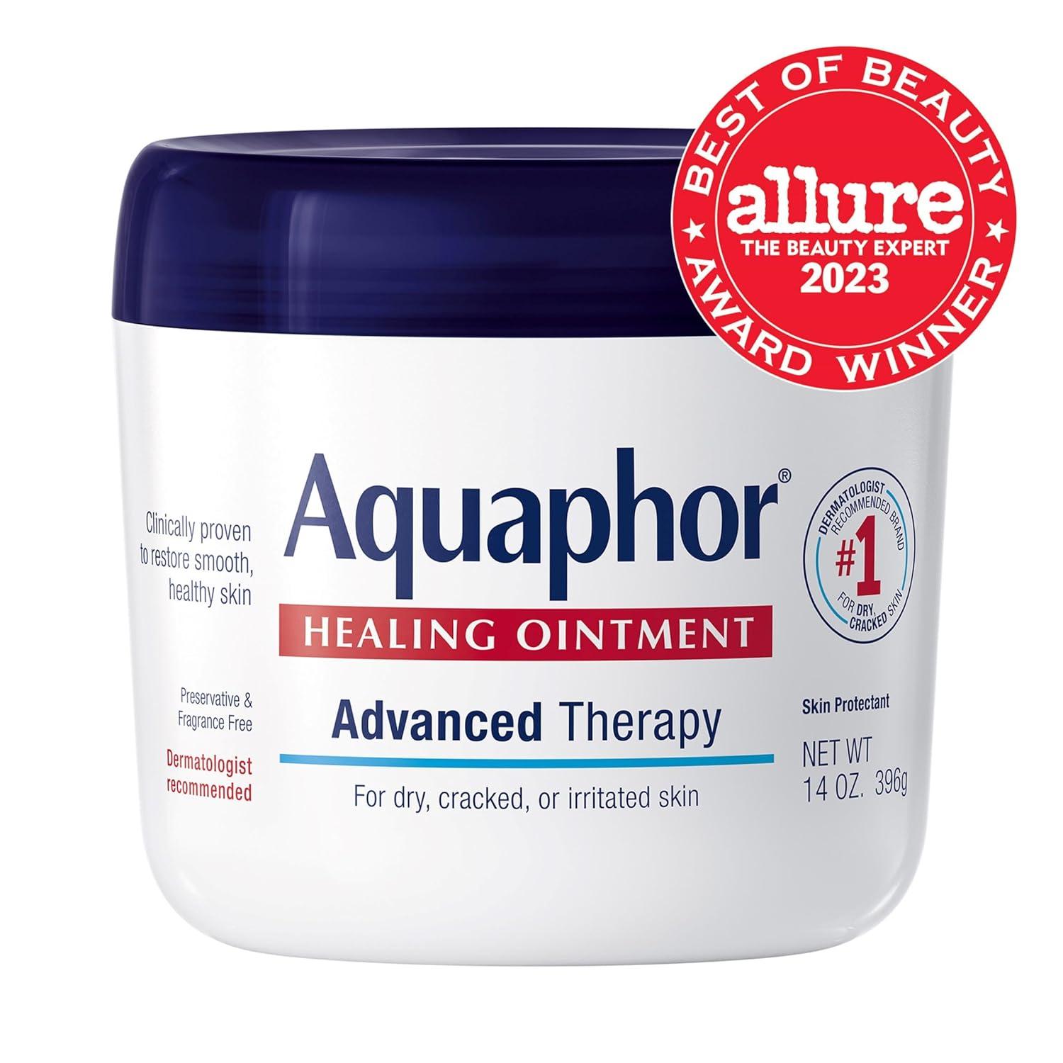 Aquaphor Healing Ointment, Use After Hand Washing, 14 oz. Jar