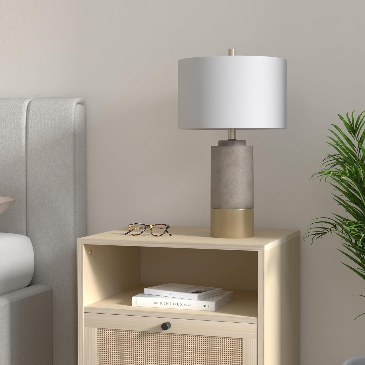 Brown Table Lamp (Set of 2) - 24 Inch Height - LIT4451 - Grey/Gold - Safavieh