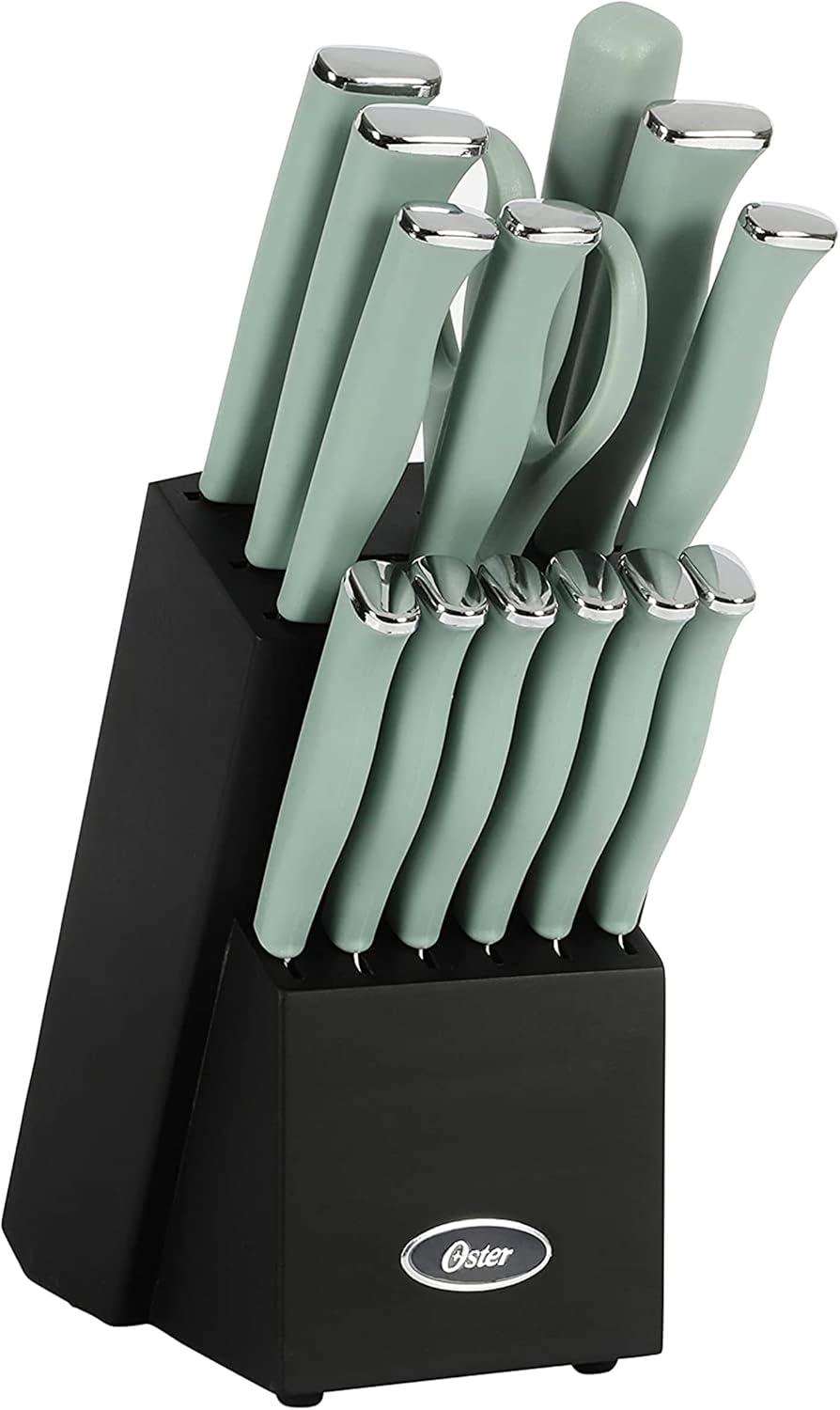 15 Piece Stainless Steel Blade Cutlery Set in Dark Blue