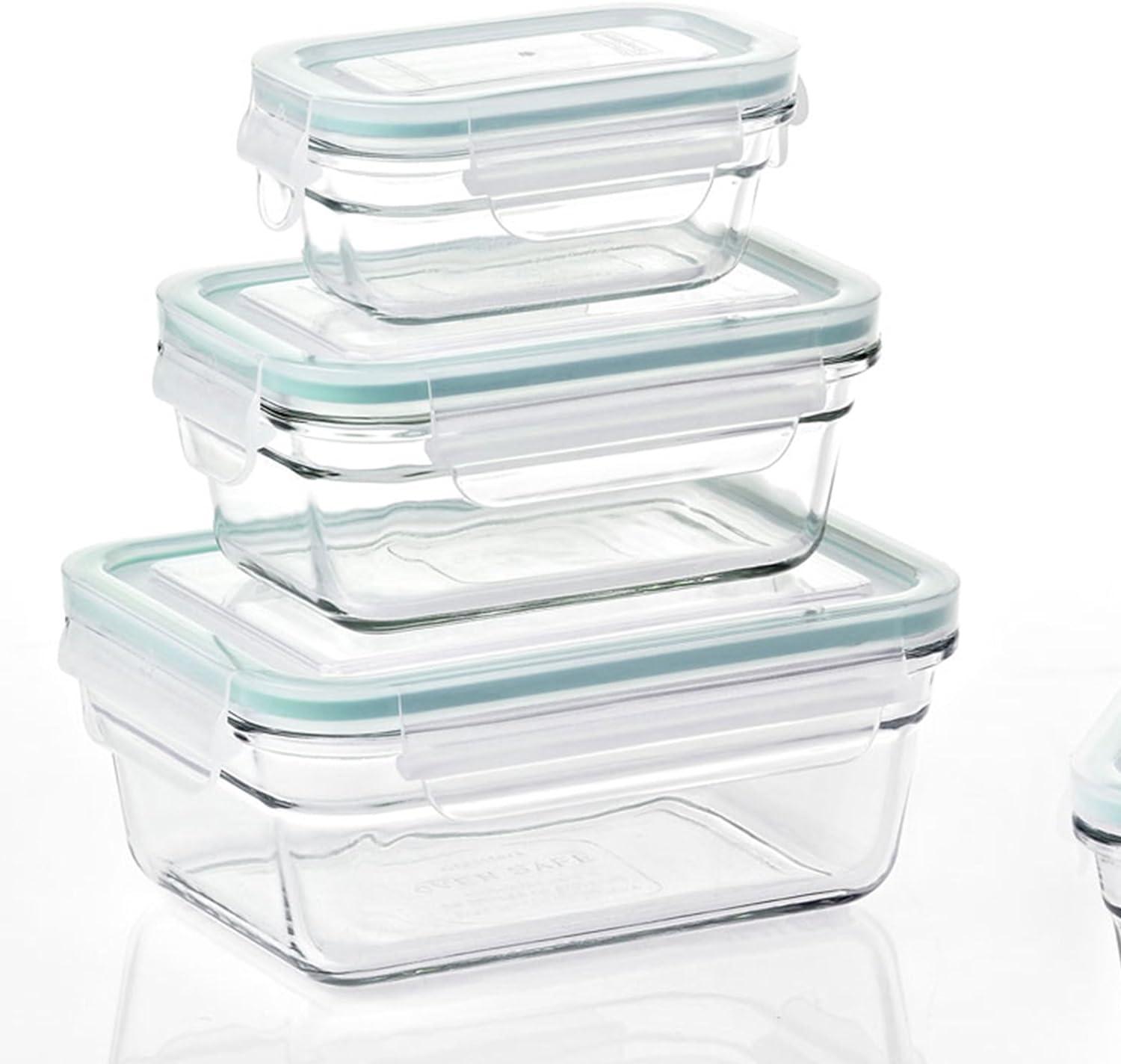 Glasslock Glasslock Oven and Microwave Safe Glass Food Storage Containers 10 Piece Set