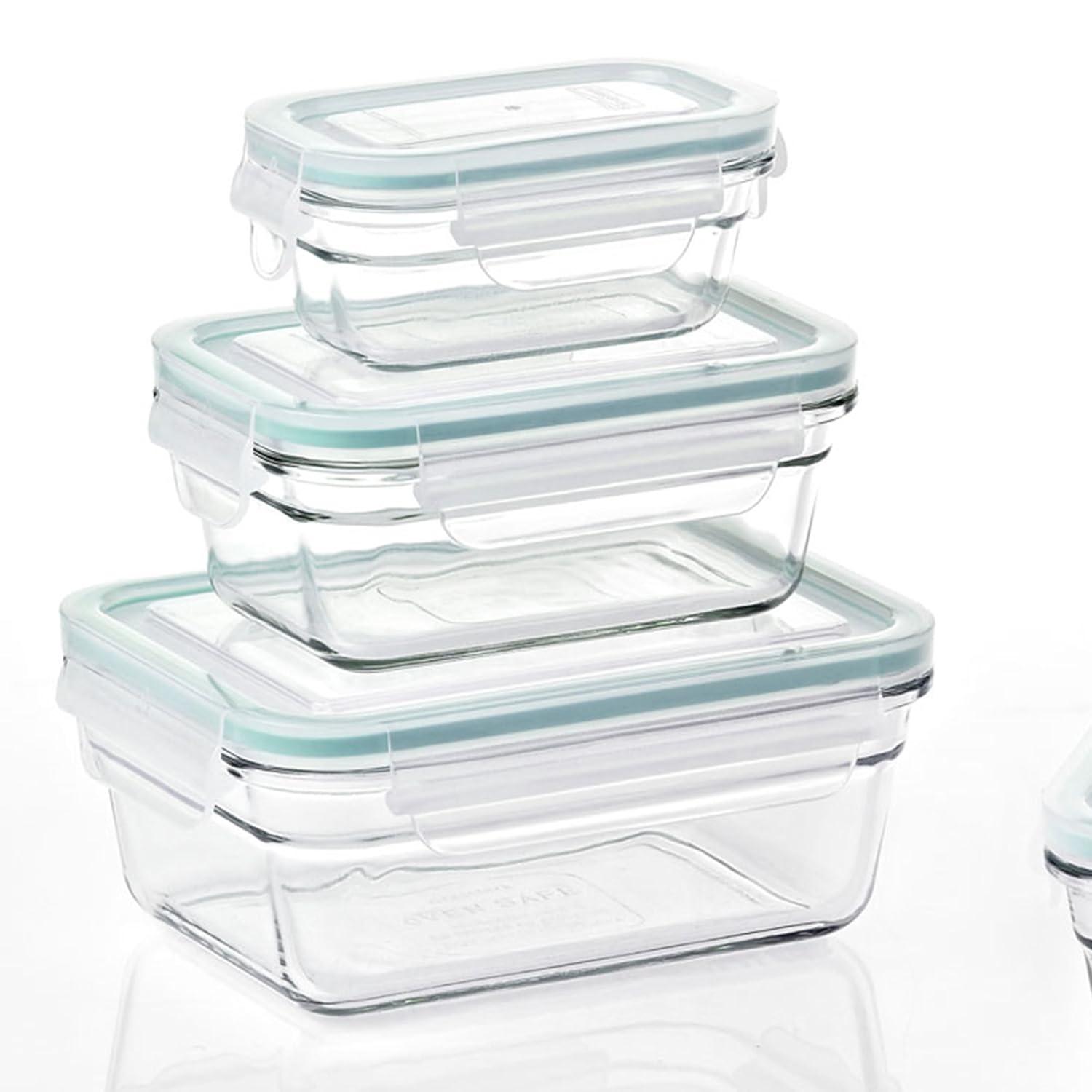 Glasslock Glasslock Oven and Microwave Safe Glass Food Storage Containers 10 Piece Set