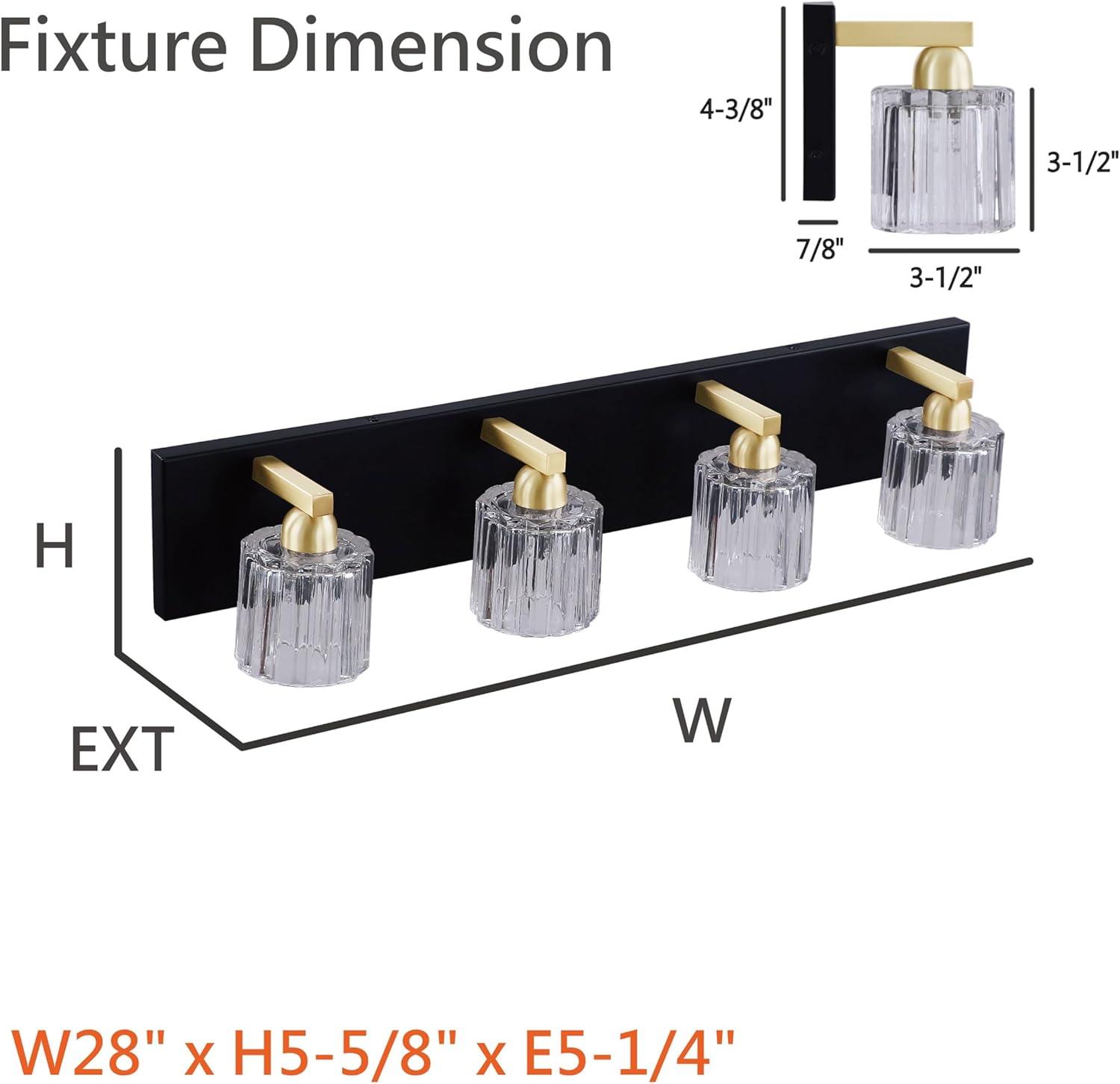 Aspen Creative Corporation 4 - Light Vanity Light