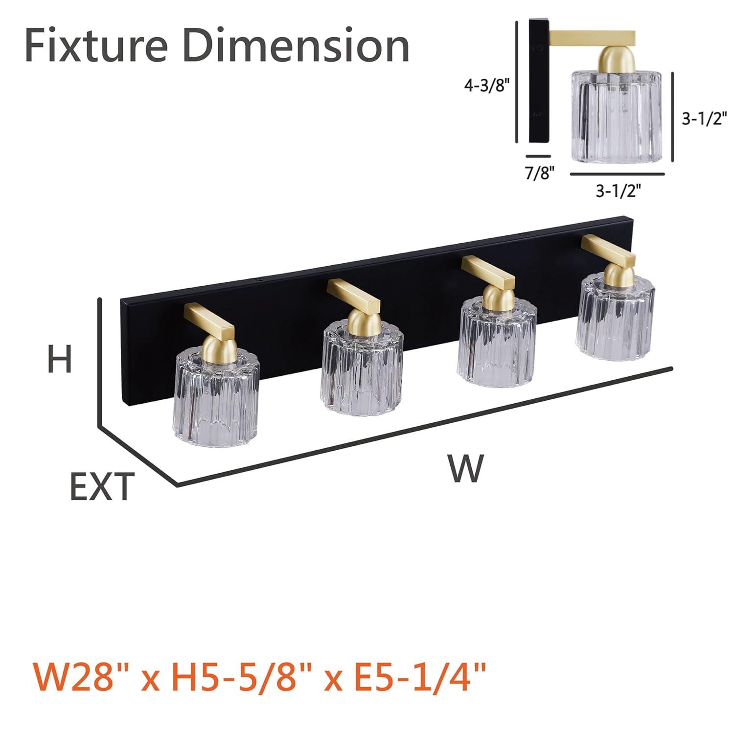 Aspen Creative Corporation 4 - Light Vanity Light