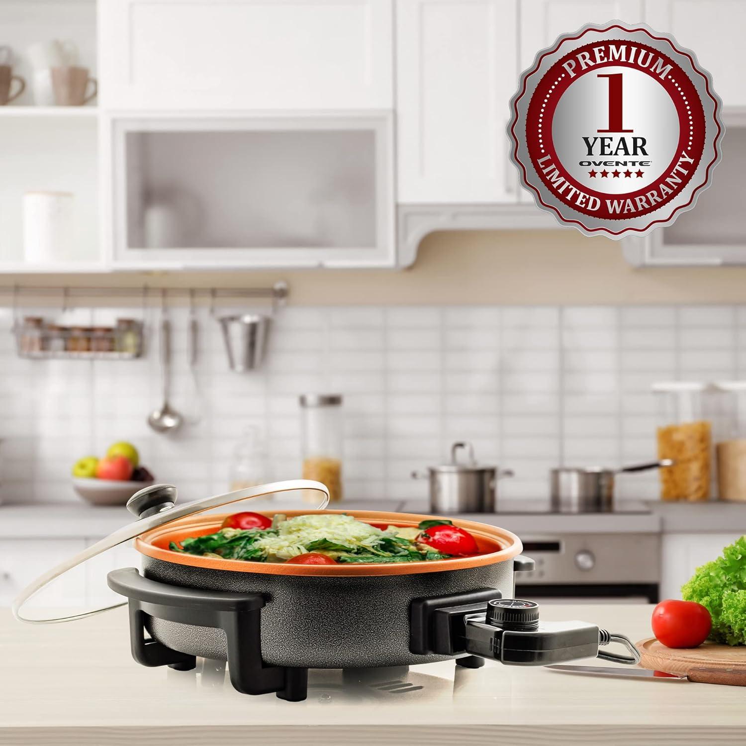 Ovente OVENTE 12" Electric Skillet and Frying Pan