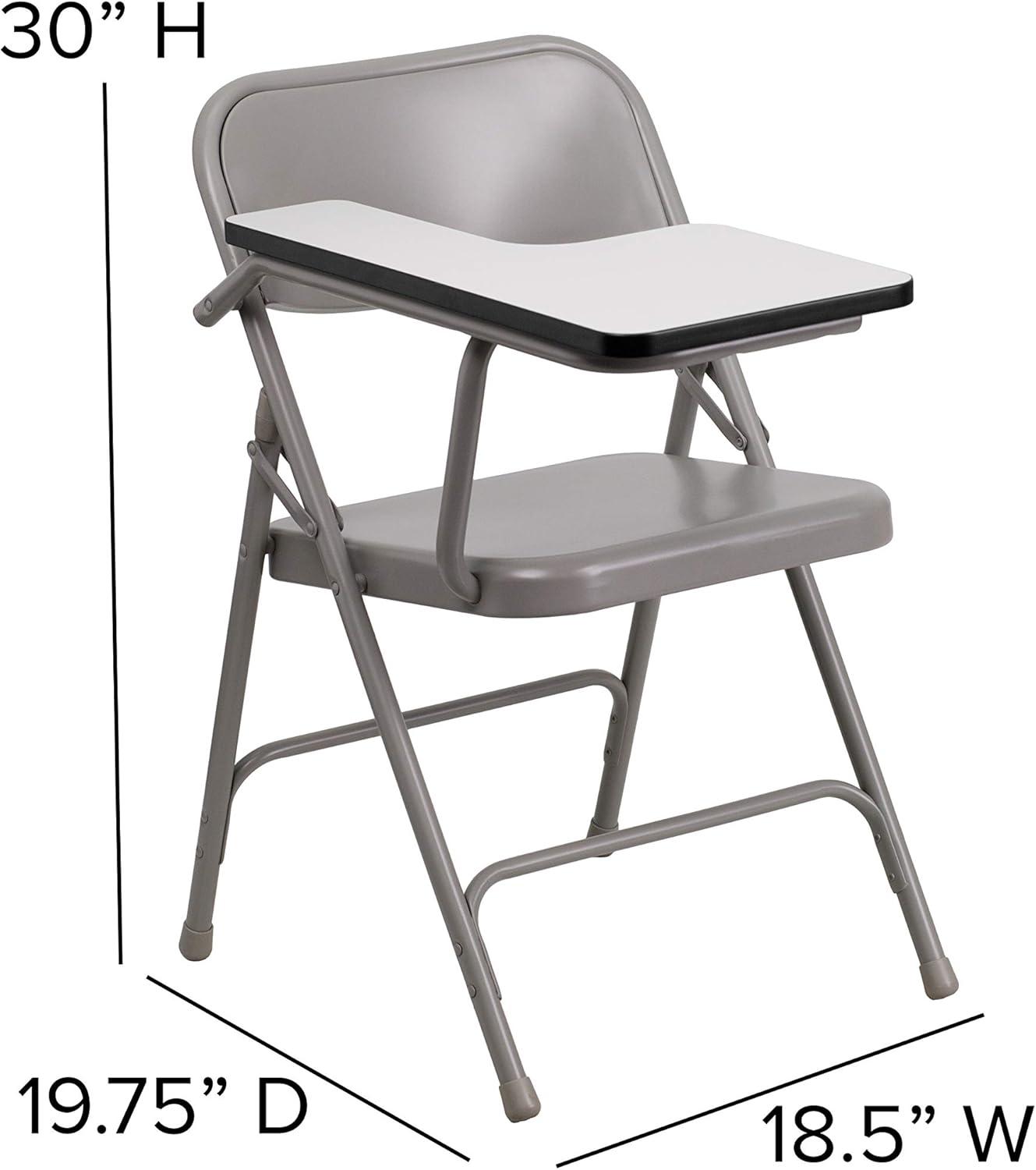 Mission Steel Folding Chair with Right Handed Tablet Arm - Event Chair