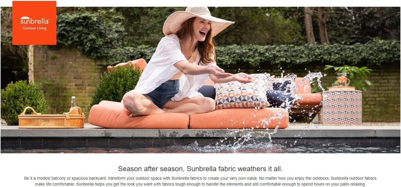 Outdoor Sunbrella Seat Cushion