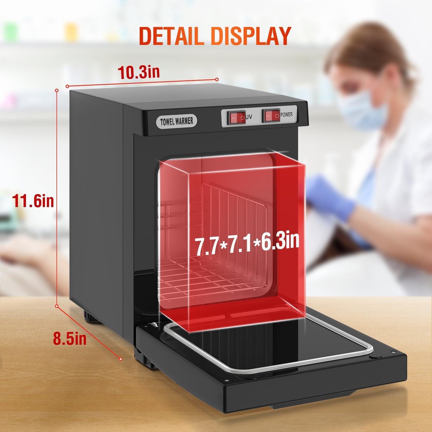 Towel Warmer Cabinet, 5L Hot Bath Towel Warmer Heating Use for Facial Spa, Hair Beauty, Salon Equipment and Home