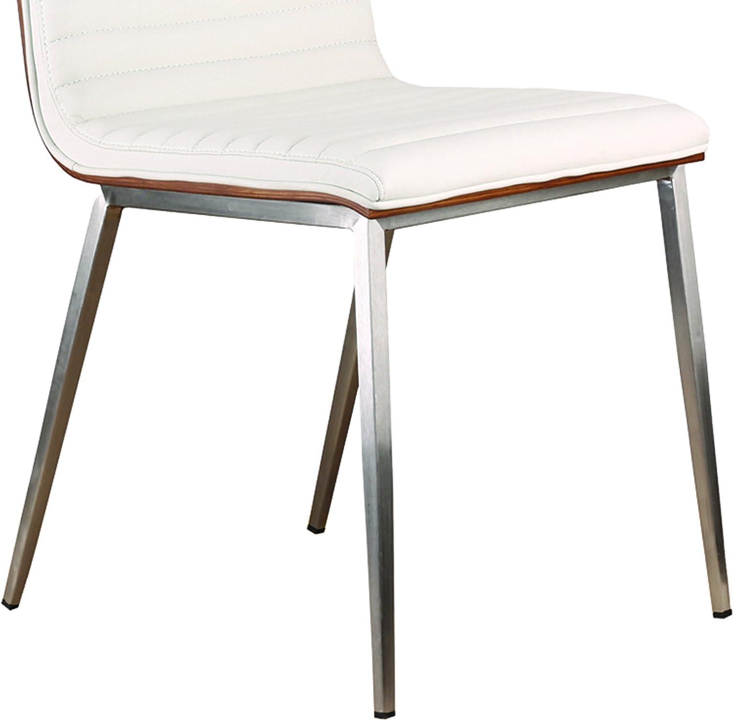 Glenwhirry Upholstered Side Chair in Stainless Steel