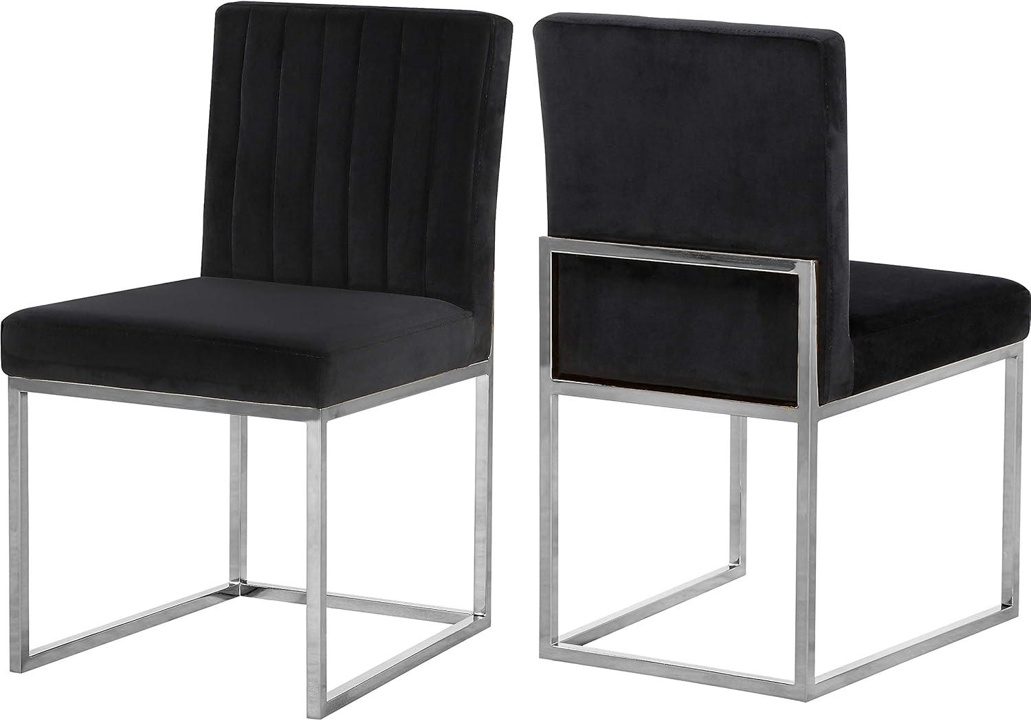 Amberdawn 18.5'' H Velvet Upholstered Side Chair