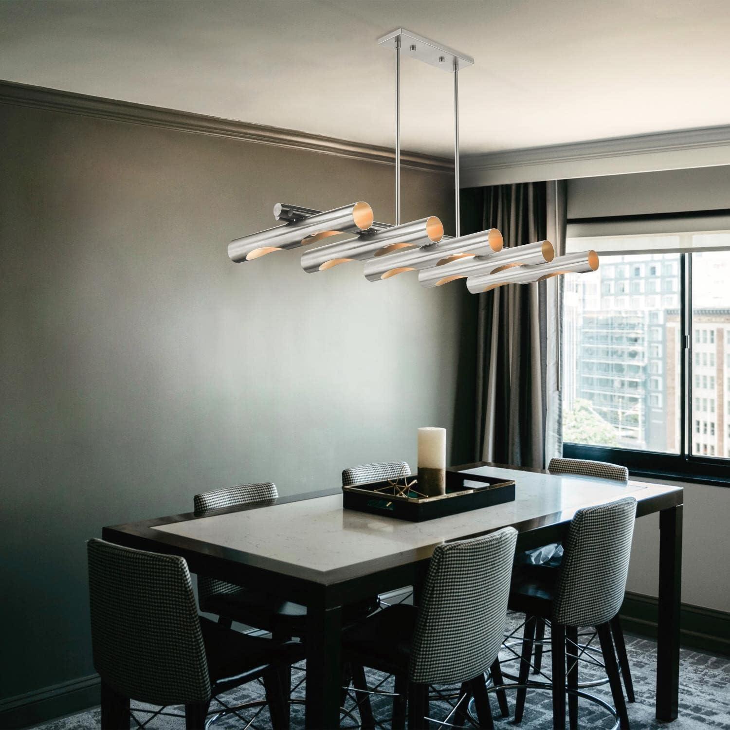 Livex Lighting Novato 10 - Light Chandelier in  Brushed Nickel