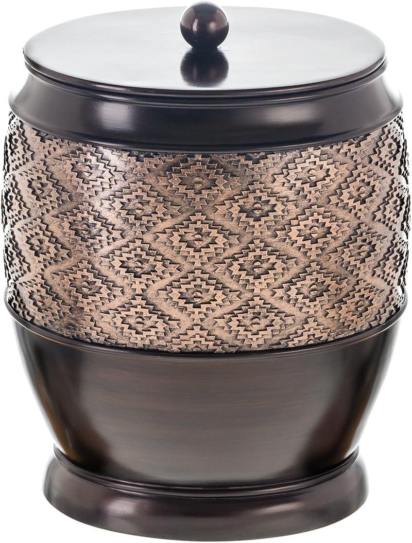 Creative Scents Dublin Resin Manual Lift Waste Basket