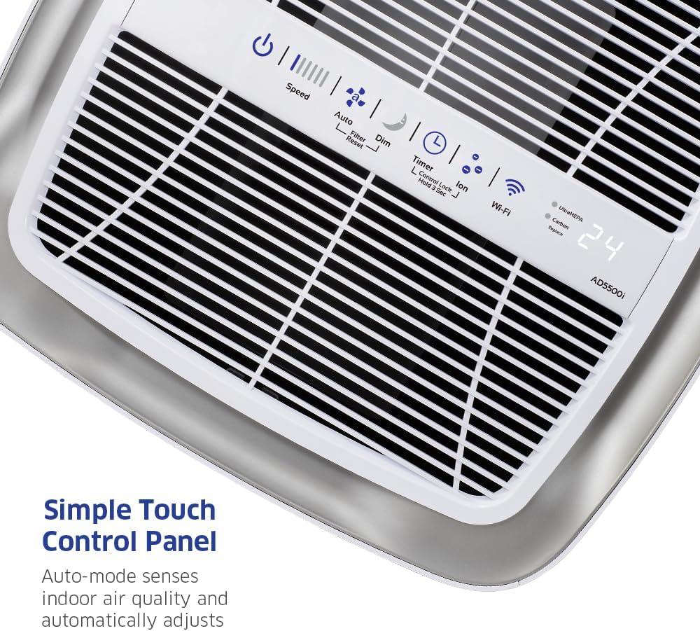 Air Doctor AIRDOCTOR AD5500i Smart Purifier for Extra Large Spaces UltraHEPA Carbon & VOC Filters